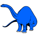 Dibujo Braquiosaurio II pintado por chaparrito