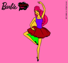 Dibujo Barbie bailarina de ballet pintado por kioma