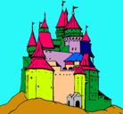 Dibujo Castillo medieval pintado por adan2