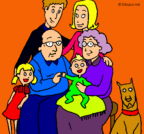 Dibujo Familia pintado por flopy2011