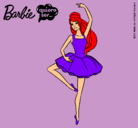 Dibujo Barbie bailarina de ballet pintado por citlali