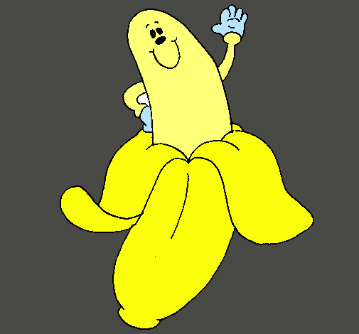 Dibujo Banana pintado por eric_yael