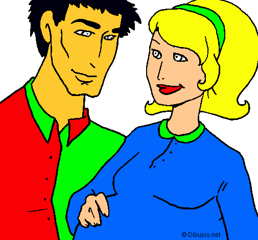 Dibujo Padre y madre pintado por felipe24