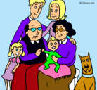 Dibujo Familia pintado por abyo2