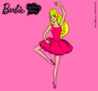 Dibujo Barbie bailarina de ballet pintado por silvestre