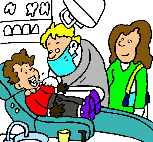 Niño en el dentista