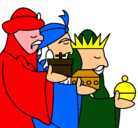 Dibujo Los Reyes Magos 3 pintado por PILCO