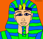 Dibujo Tutankamon pintado por ROKERA-A-V