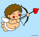 Dibujo Cupido pintado por eric_yael