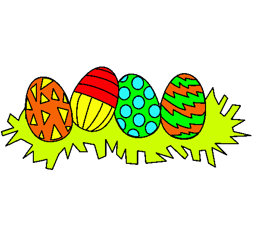 Dibujo Huevos de pascua III pintado por valenfani