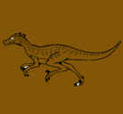 Dibujo Velociraptor pintado por chaparrito