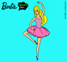 Dibujo Barbie bailarina de ballet pintado por steylin