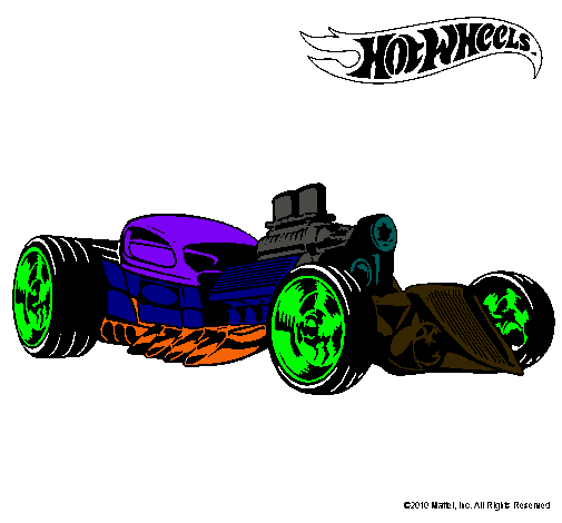 Dibujo Hot Wheels 10 pintado por SubZeroMK