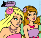 Dibujo Barbie y su amiga pintado por 68729