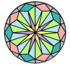 Dibujo Mandala 41 pintado por princesitax09