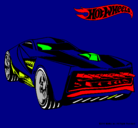 Dibujo Hot Wheels 12 pintado por tiburon