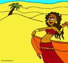 Dibujo Sahara pintado por Kiara21