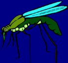 Dibujo Mosquito pintado por alancito