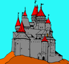 Dibujo Castillo medieval pintado por dogoku_sshotma