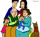 Dibujo Familia pintado por PAMALA