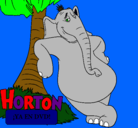 Dibujo Horton pintado por lazcani