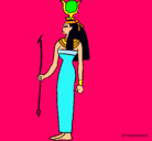 Dibujo Hathor pintado por 8574