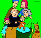 Dibujo Familia pintado por ayline