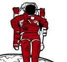 Dibujo Astronauta pintado por gilberto