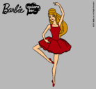 Dibujo Barbie bailarina de ballet pintado por fashion