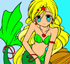 Dibujo Sirena pintado por lacolo_n96