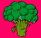 Dibujo Brócoli pintado por jajeeja