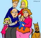 Dibujo Familia pintado por CORASON