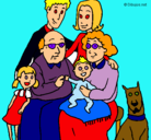 Dibujo Familia pintado por 46496461