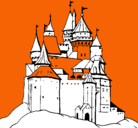 Dibujo Castillo medieval pintado por pilav
