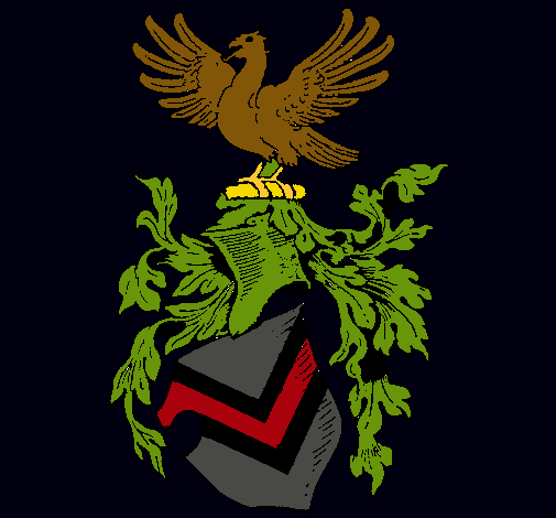 Escudo de armas y aguila 