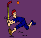 Dibujo Jugador de hockey sobre hierba pintado por yyyyyyyyyyy