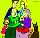 Dibujo Familia pintado por saraxd8