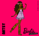 Dibujo Barbie Fashionista 1 pintado por artsy