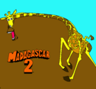 Dibujo Madagascar 2 Melman 2 pintado por nnnn