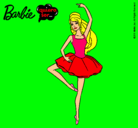 Dibujo Barbie bailarina de ballet pintado por cintya