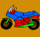 Dibujo Motocicleta pintado por juan23