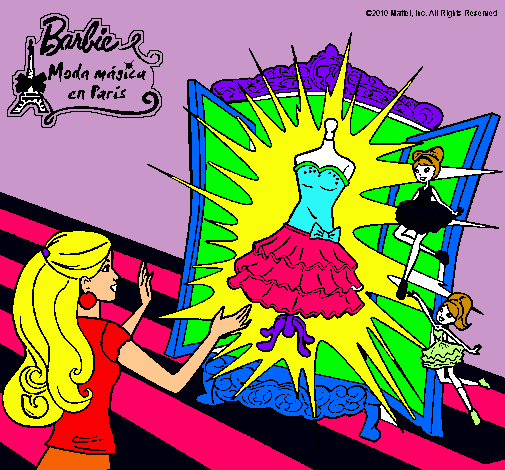 El vestido mágico de Barbie