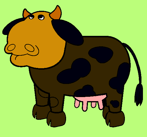 Vaca pensativa