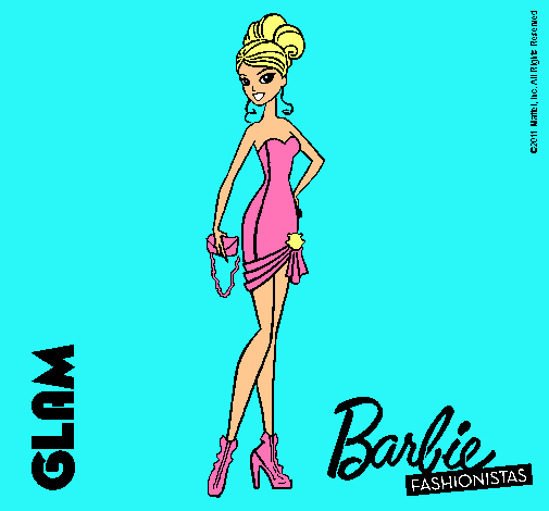 Dibujo Barbie Fashionista 5 pintado por crisguapa