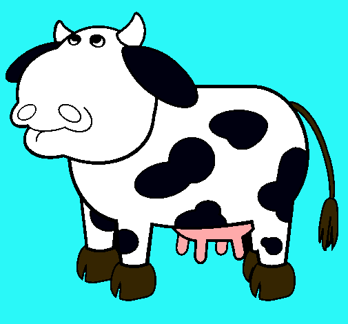 Vaca pensativa