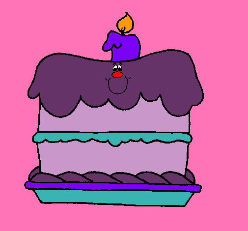 Pastel de cumpleaños