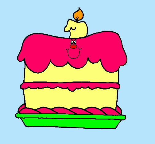 Pastel de cumpleaños