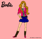 Dibujo Barbie juvenil pintado por crisguapa