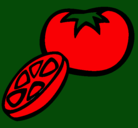 Dibujo Tomate pintado por DIEGOCAMP