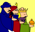 Dibujo Los Reyes Magos 3 pintado por jack2002